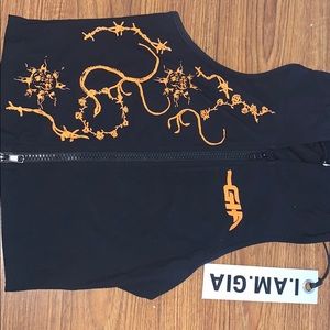 Sleeveless Hooded Top